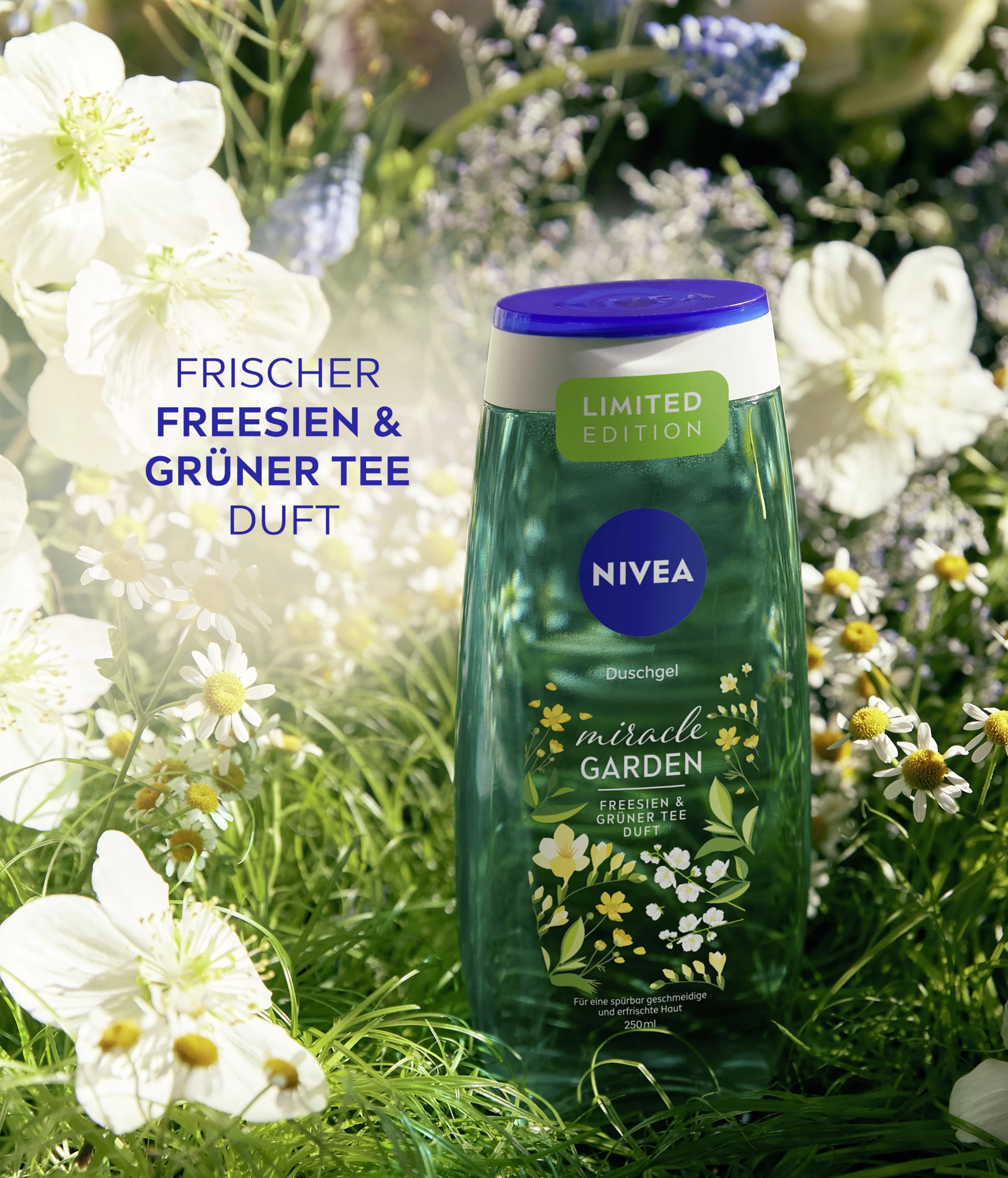 NIVEA Pflegedusche Miracle GARDEN Freesien & Grüner Tee Duft 7 NIVEA Pflegedusche Miracle GARDEN Freesien & Grüner Tee Duft – Bild 5