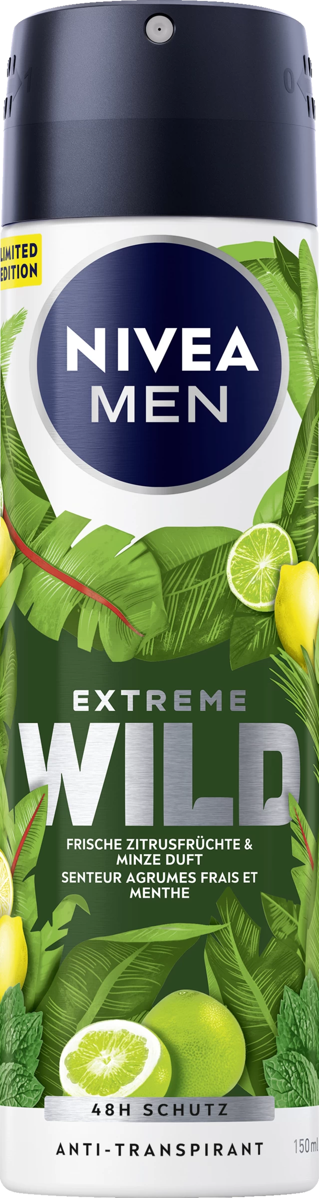 Anti-Transpirant Spray Extreme Wild Zitrusfrüchte 3 Anti-Transpirant Spray Extreme Wild Zitrusfrüchte