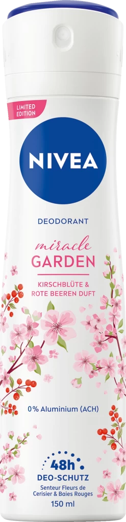 NIVEA Deodorant Spray Miracle Garden Kirschblüte