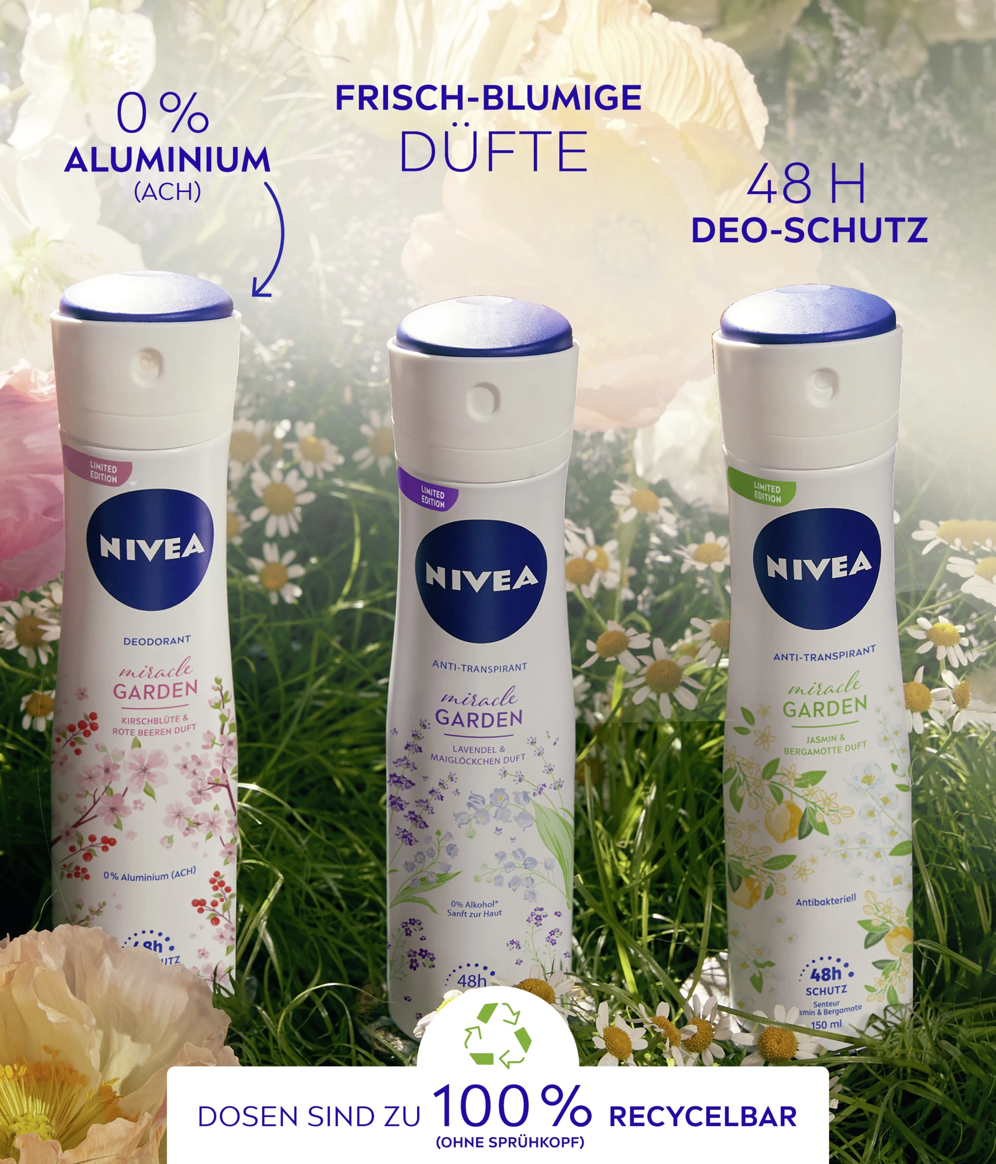 NIVEA Anti-Transpirant Spray Miracle Garden Lavendel 6 NIVEA Anti-Transpirant Spray Miracle Garden Lavendel – Bild 4