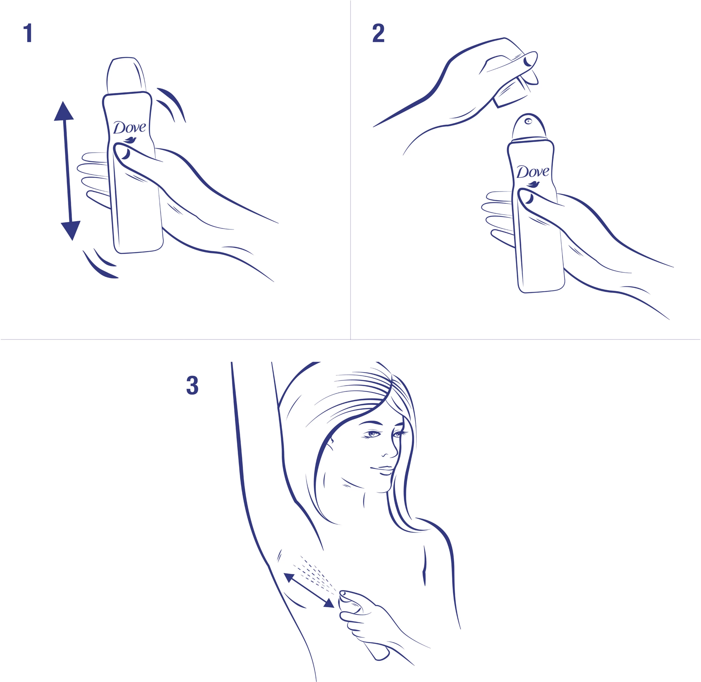 DOVE Deo Spray Rosenduft 6 DOVE Deo Spray Rosenduft – Bild 4