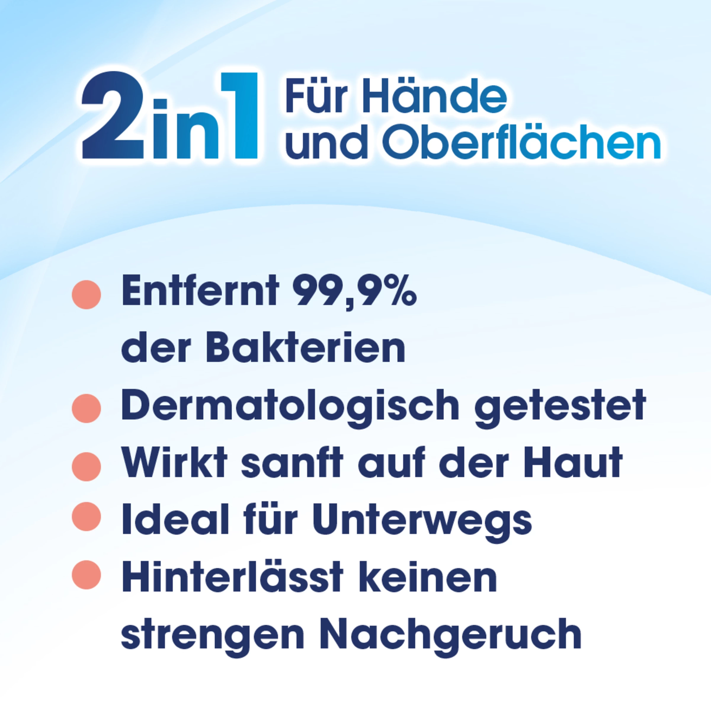 2in1 Desinfektions-Tücher Reisegröße 8 2in1 Desinfektions-Tücher Reisegröße – Bild 6