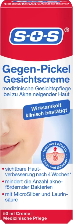 SOS Gegen-Pickel Gesichtscreme