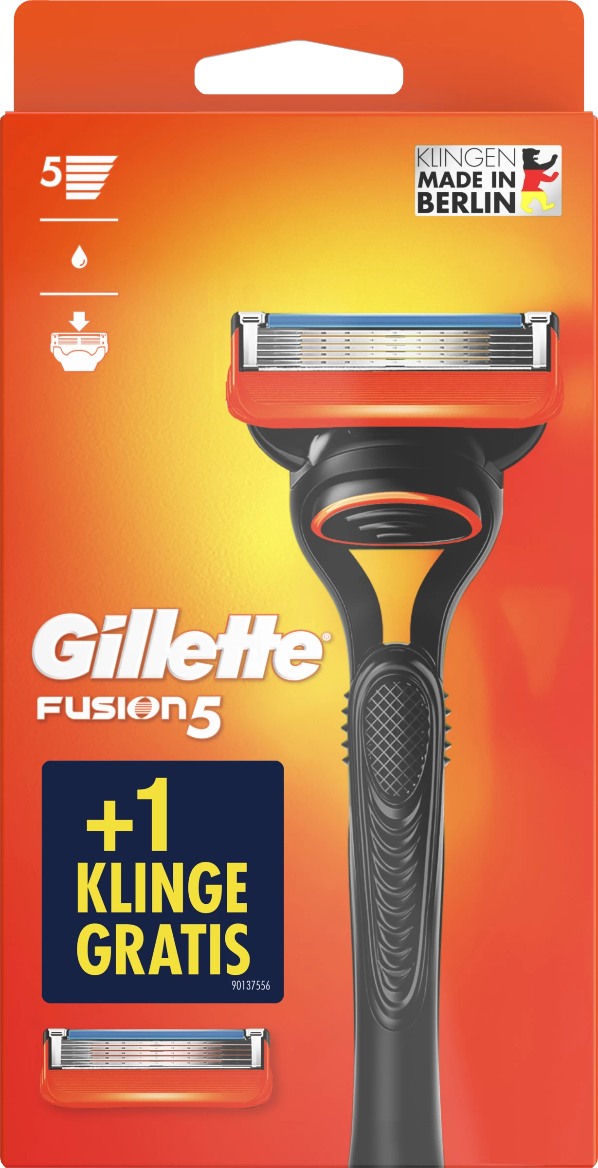 Gillette® Rasierer Fusion5 Mit 1 Klinge Gratis 3 Gillette® Rasierer Fusion5 Mit 1 Klinge Gratis