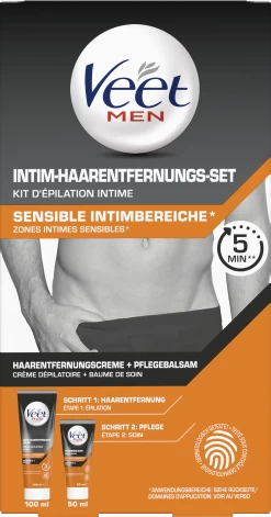 Intim Haarentfernungs-Set Für Männer