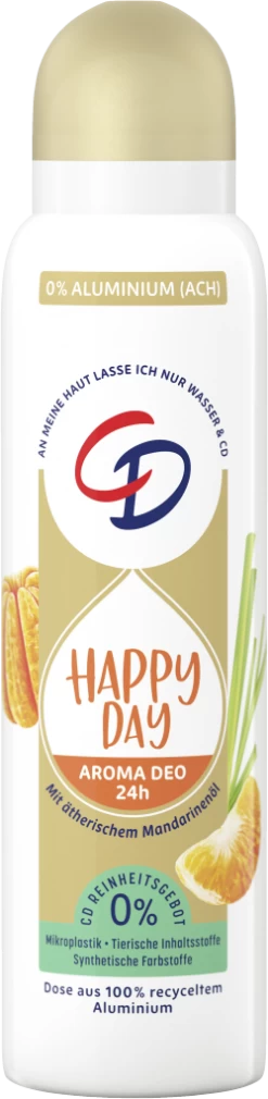 24h Aroma Deodorant Spray Happy Day