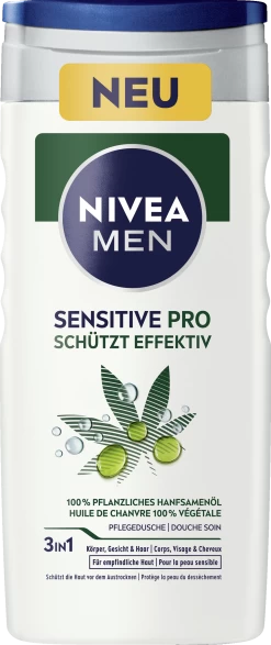 NIVEA Pflegedusche 3in1 Sensitive Pro Schützt Effektiv
