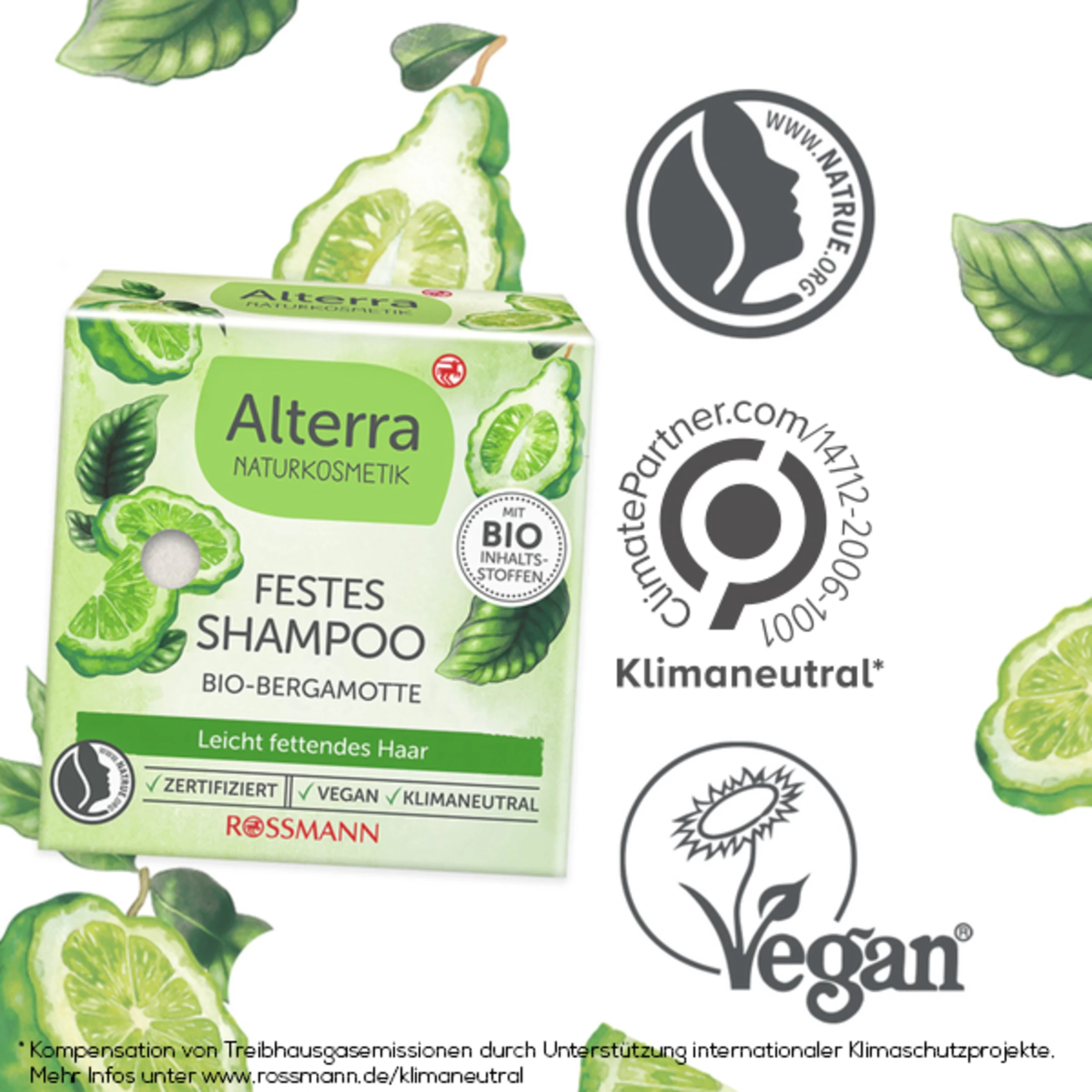 Festes Shampoo Bio-Bergamotte & Bio-Olive 7 Festes Shampoo Bio-Bergamotte & Bio-Olive – Bild 5