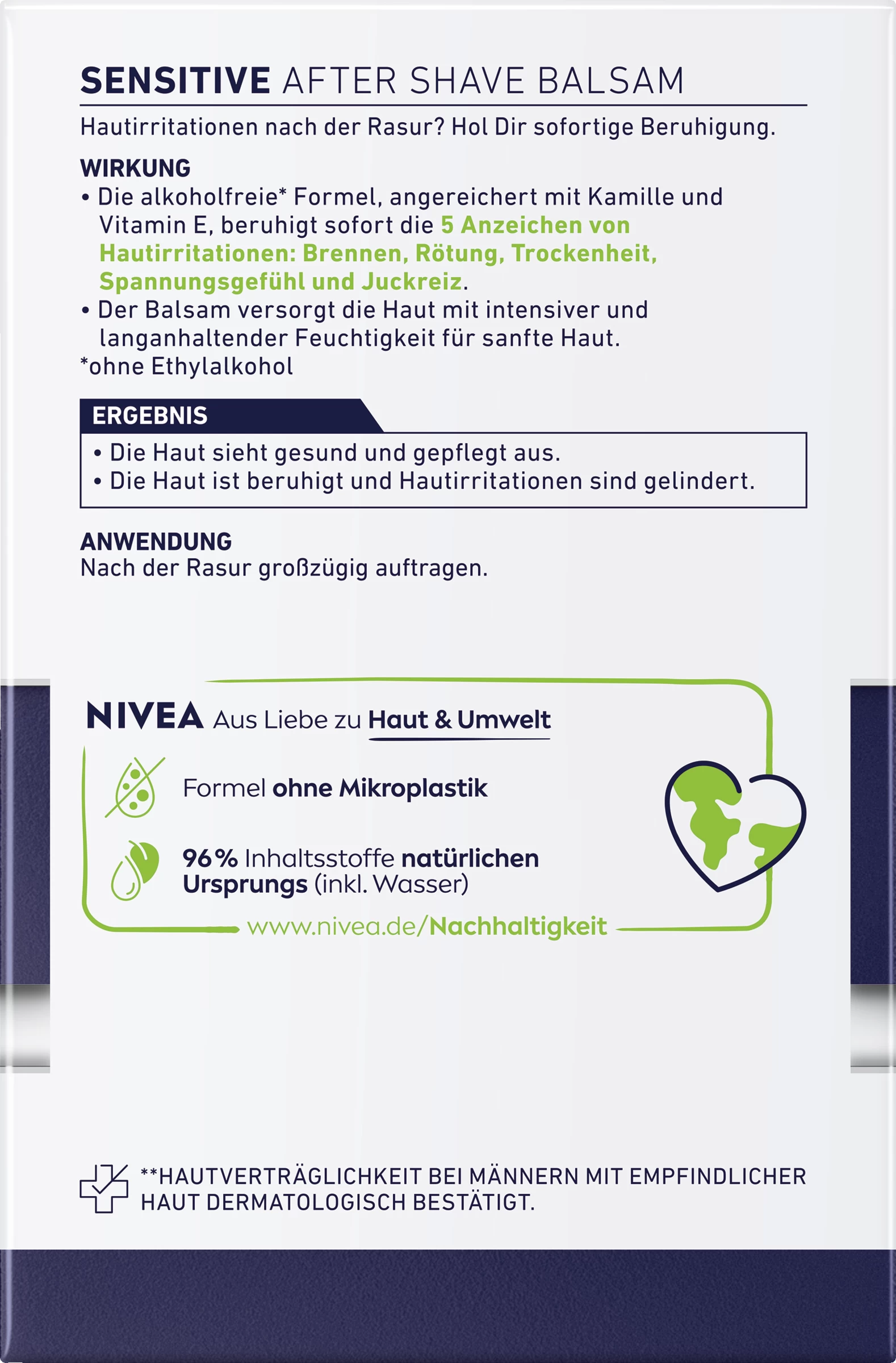 After Shave Balsam Sensitive 4 After Shave Balsam Sensitive – Bild 2