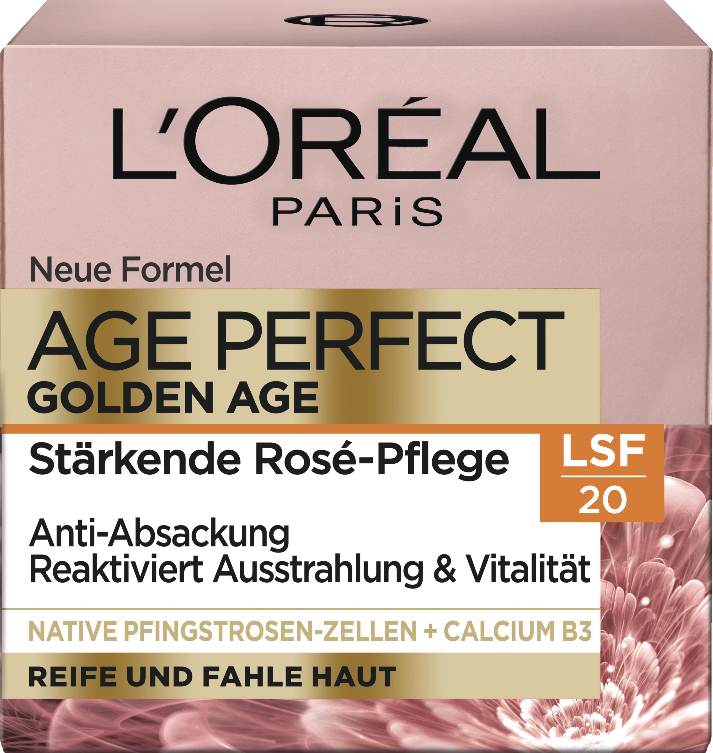 L’Oréal Paris Age Perfect Golden Age Rosé-Creme Tag LSF 20 3 L’Oréal Paris Age Perfect Golden Age Rosé-Creme Tag LSF 20