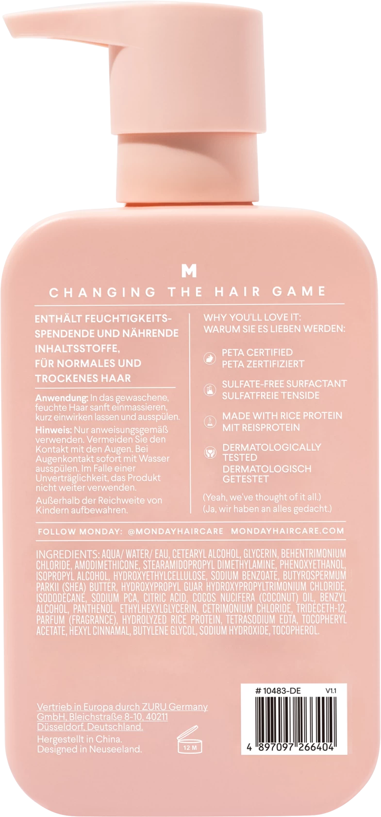 Moisture Feuchtigkeits Conditioner 4 Moisture Feuchtigkeits Conditioner – Bild 2