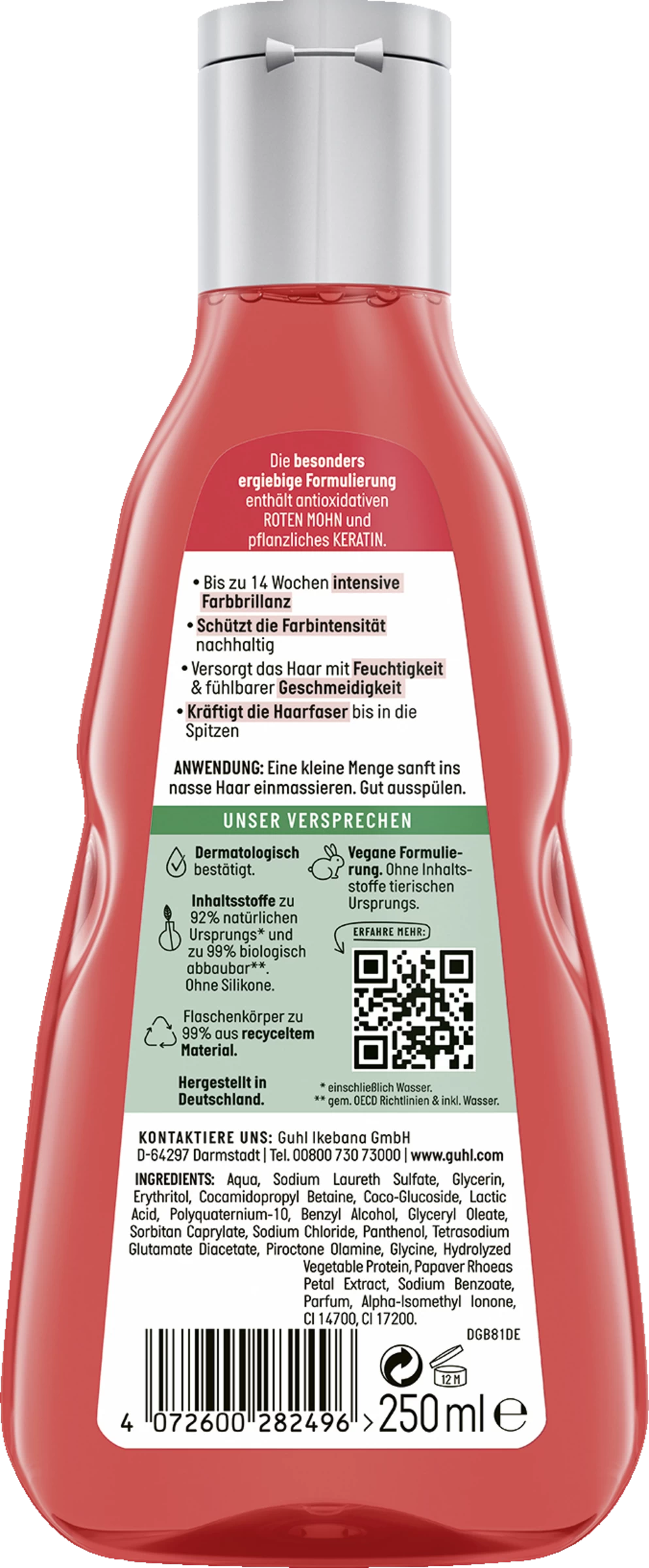 Color Color Schutz & Pflege Farbglanz Shampoo 4 Color Color Schutz & Pflege Farbglanz Shampoo – Bild 2