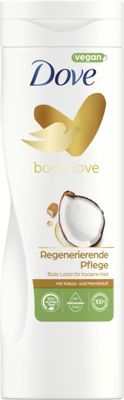 DOVE Body Love Regenerierendes Ritual Body Lotion Mit Kokos- Und Mandelduft