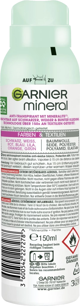 Invisible Protection Black, White Colors Spray Anti-Transpirant 4 Invisible Protection Black, White Colors Spray Anti-Transpirant – Bild 2