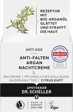 Anti-Falten Argan Nachtcreme
