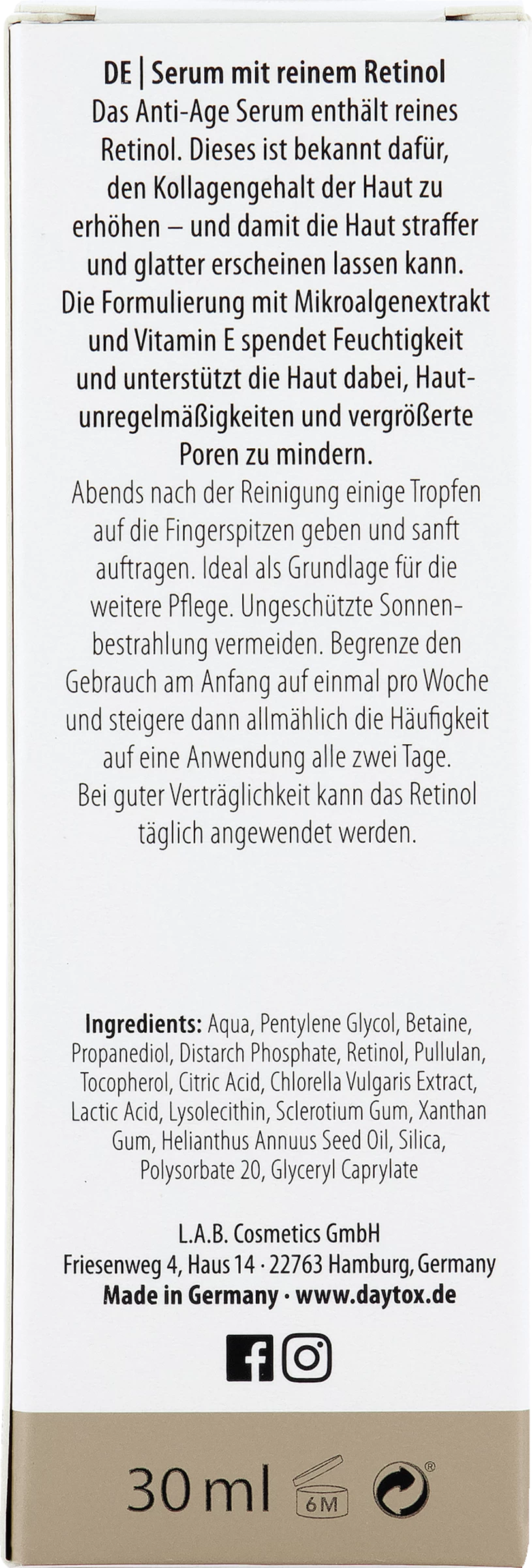 Retinol Serum 4 Retinol Serum – Bild 2