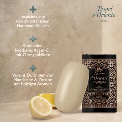 Aromatische Seife HAMMAM Arganöl & Orangenblüte -hochwertige Pflegeprodukte MAM 9386544 SHOP IMAGE 1.4