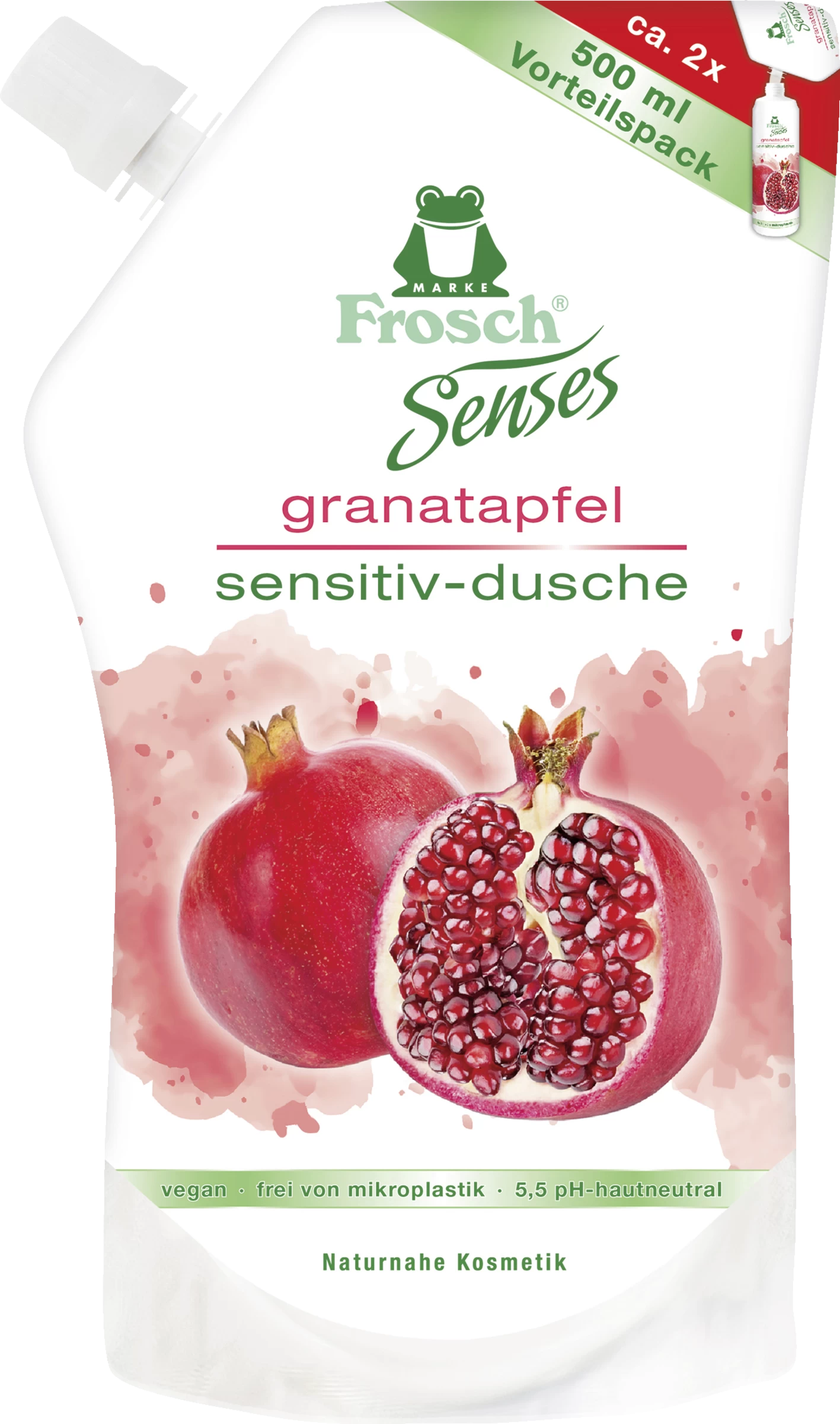 Senses Granatapfel Sensitiv-Dusche Nachfüllbeutel 3 Senses Granatapfel Sensitiv-Dusche Nachfüllbeutel